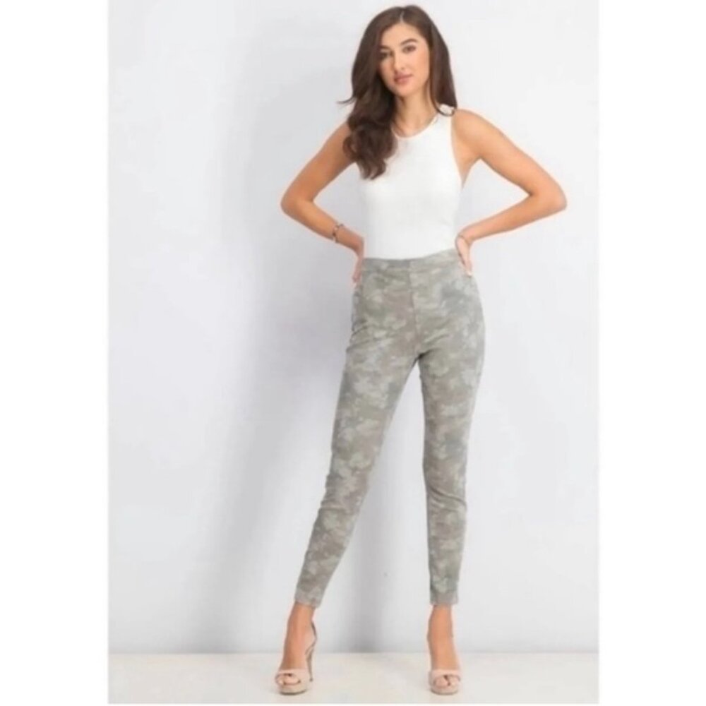 SPANX camo jean-ish stone wash S ankle